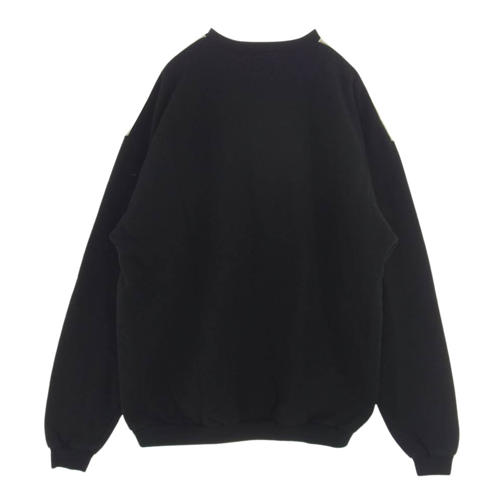 NEIGHBORHOOD ネイバーフッド 211UWNH-CSM04 YOKE/C-REW LS クルーネック スウェット ブラック系 ベージュ系 M【中古】
