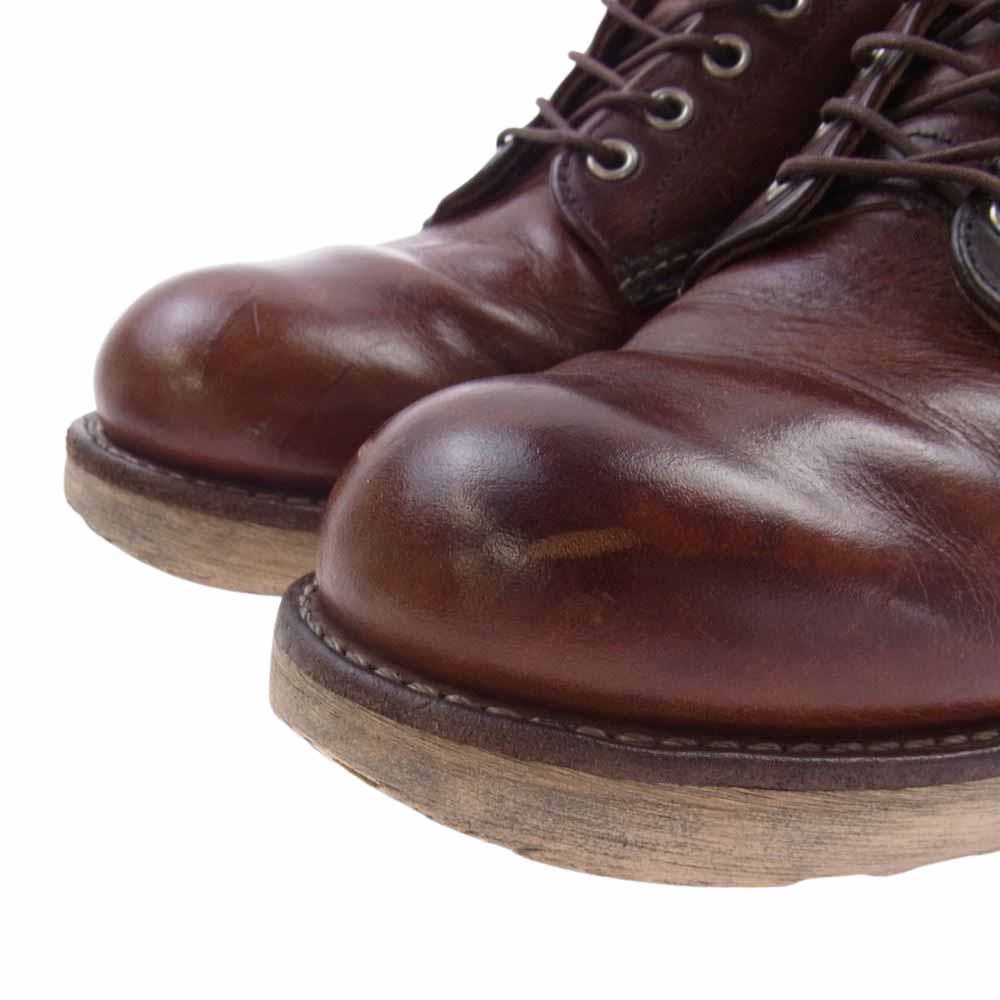 RED WING レッドウィング 9111 CLASSIC ROUND クラシック ラウンド ワーク ブーツ ブラウン系 US8【中古】