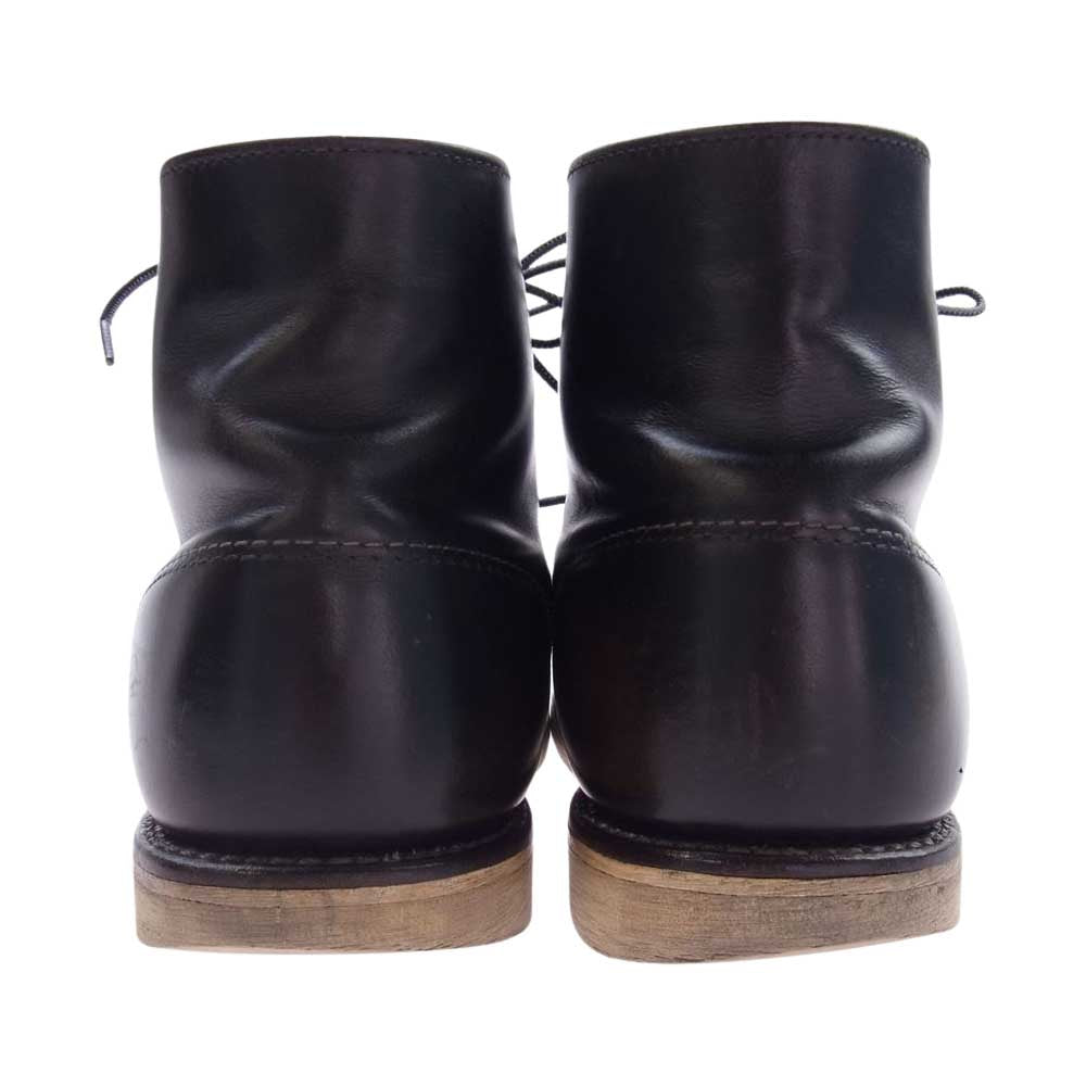 RED WING レッドウィング 8165 四角犬タグ CLASSIC ROUND クラシック ラウンド ワーク ブーツ ブラック系 8D【中古】