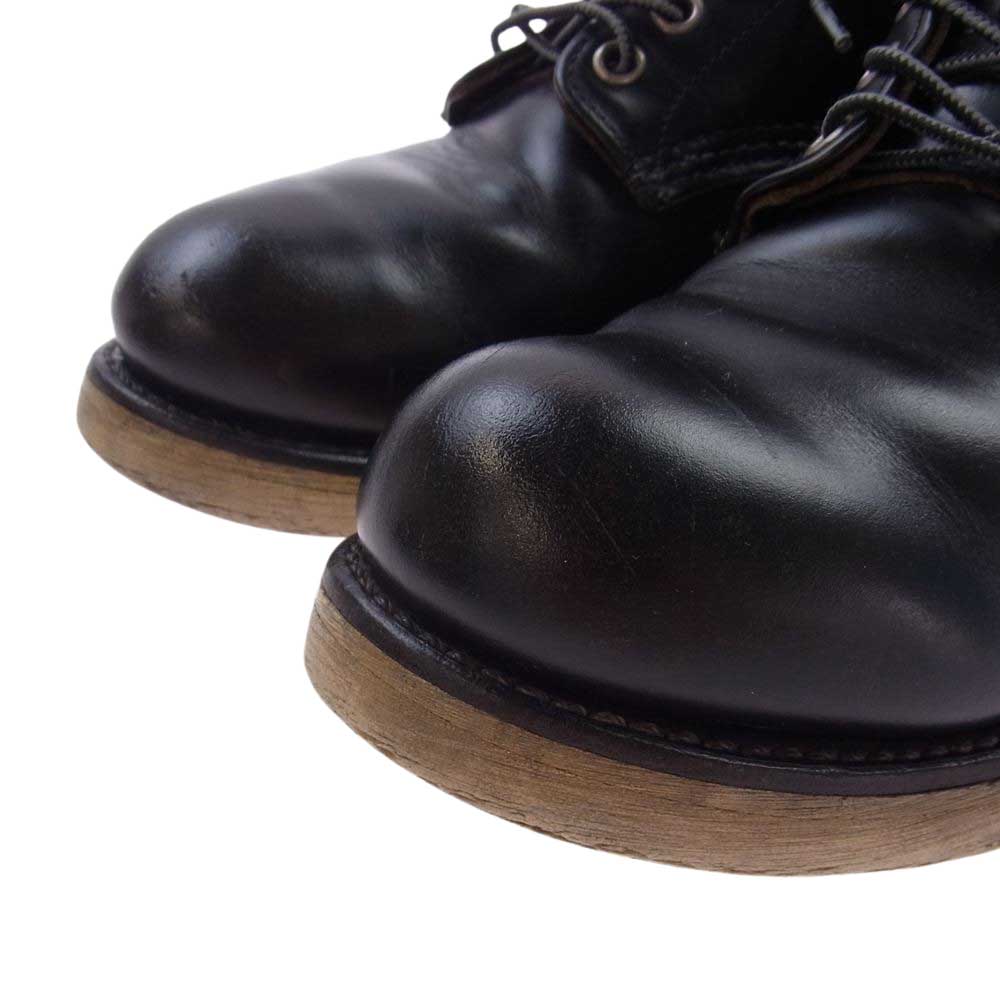 RED WING レッドウィング 8165 四角犬タグ CLASSIC ROUND クラシック ラウンド ワーク ブーツ ブラック系 8D【中古】