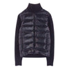 MONCLER モンクレール D20919416600 9699Z MAGLIONE TRICOT CARDIGAN ダウンカーディガン ニット切替 ライトダウンジャケット ブラック系 S【中古】