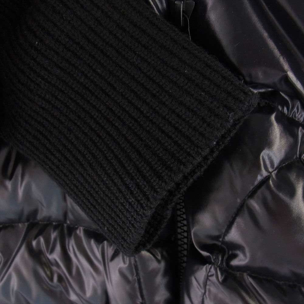 MONCLER モンクレール D20919416600 9699Z MAGLIONE TRICOT CARDIGAN ダウンカーディガン ニット切替 ライトダウンジャケット ブラック系 S【中古】