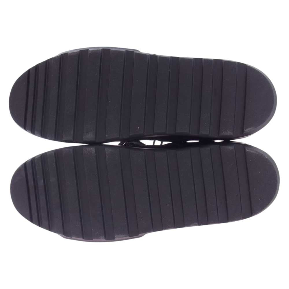 MONCLER モンクレール 4M00360 M1781 999 Promyx Space レザー レースアップ ローカット スニーカー ブラック系 41【美品】【中古】