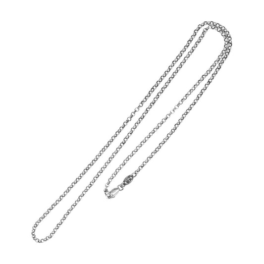 CHROME HEARTS クロムハーツ（原本無） NECKCHAIN R20 ロールチェーン ネックレスチェーン 20インチ シルバー シルバー系【中古】