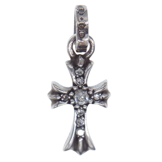 CHROME HEARTS クロムハーツ（原本有） CRS BBYFAT P/D ベイビーファット チャーム パヴェダイヤ ペンダントトップ シルバー系【中古】