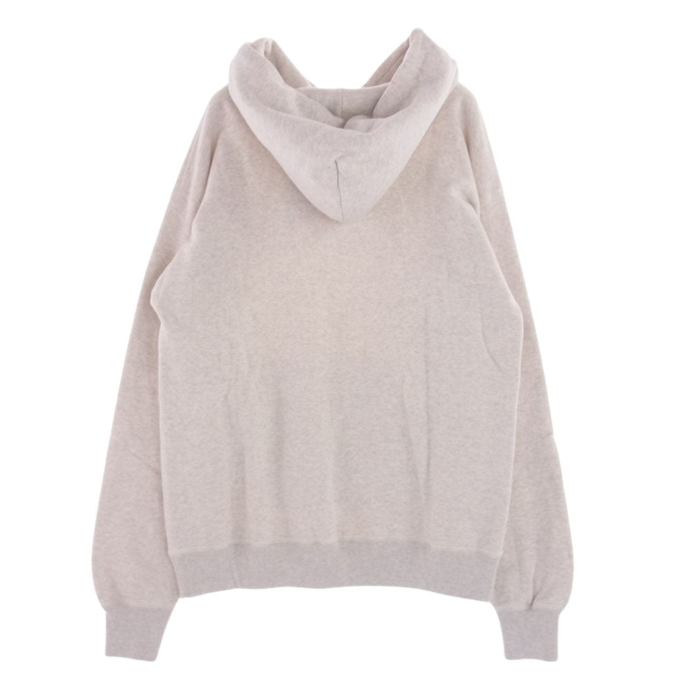 SAINT MICHAEL セントマイケル 21AW SM-A21-0000-033 HOODIE LOGO GRAY ロゴ フーディ パーカー グレー系 L【美品】【中古】