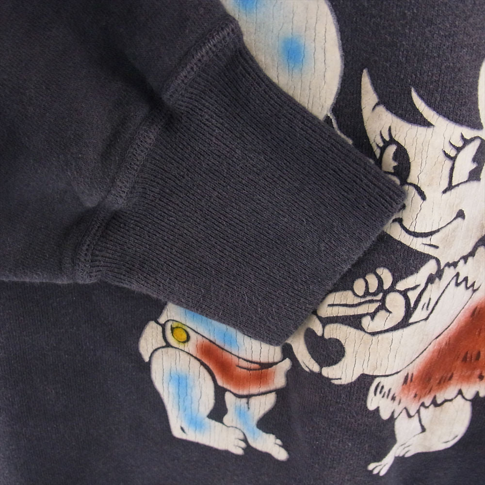 SAINT MICHAEL セントマイケル 23AW SM-A23-0000-C01 ARS CRW SWT ST ARIES アリーズ クルーネック プリント スウェット グレー系 XL【美品】【中古】