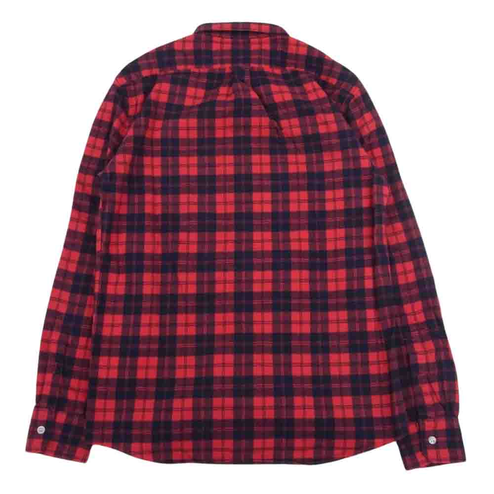 WTAPS ダブルタップス 14AW 142GWDT-SHM12 YOUTHFUL DAYS TARTAN L/S SHIRT COTTON TEXTILE ユースフルデイズ タータン チェック 長袖 シャツ レッド系 M【中古】