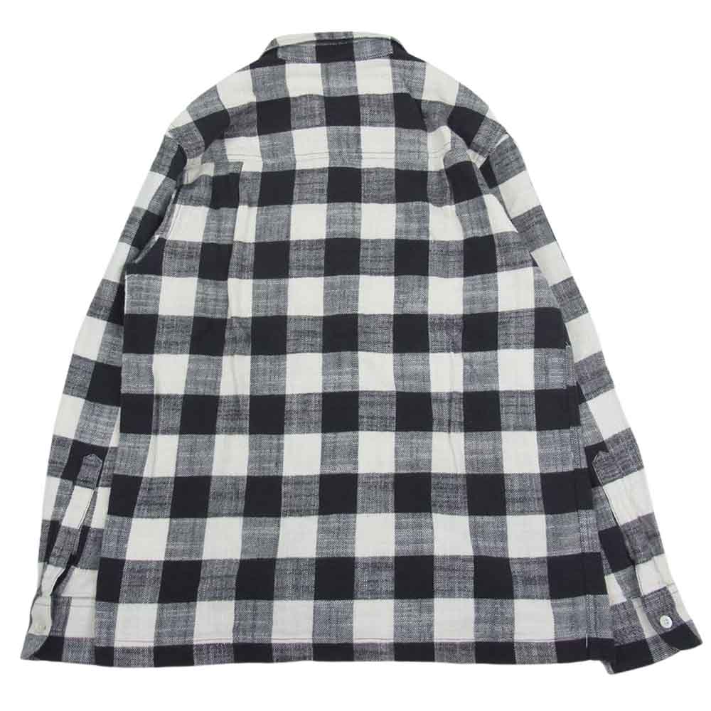 WTAPS ダブルタップス 17SS 171GWDT-SHM07 UNION LS SHIRT COTTON TEXTILE ユニオン 長袖 シャツ コットン テキスタイル チェック ブラック系 ホワイト系 M【中古】