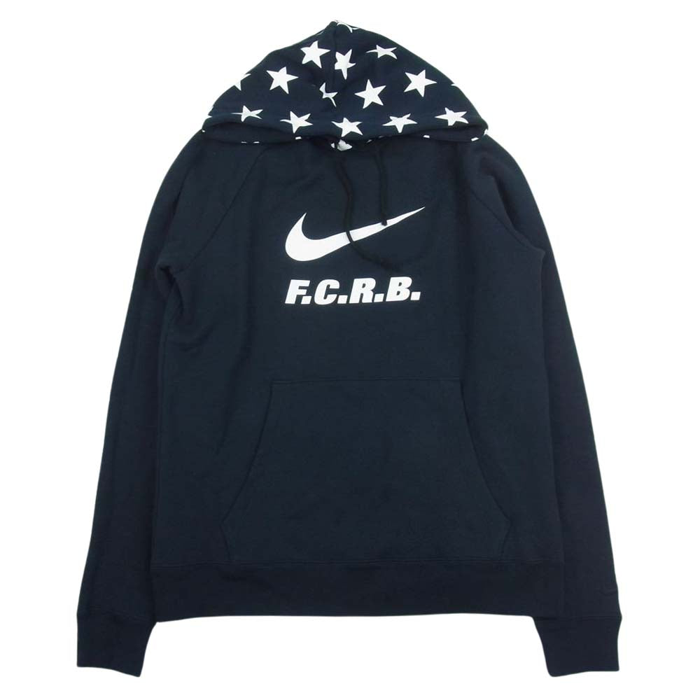 F.C.R.B. エフシーアールビー PULLOVER STAR HOODY プルオーバー スター フーディ プルオーバー パーカ ブラック系 M【中古】