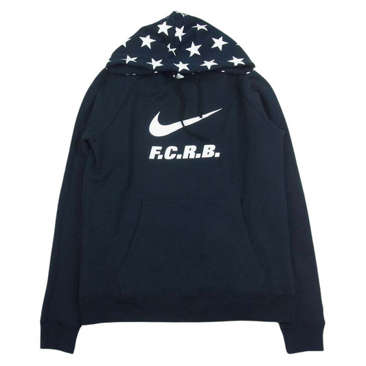F.C.R.B. エフシーアールビー PULLOVER STAR HOODY プルオーバー スター フーディ プルオーバー パーカ ブラック系 M【中古】