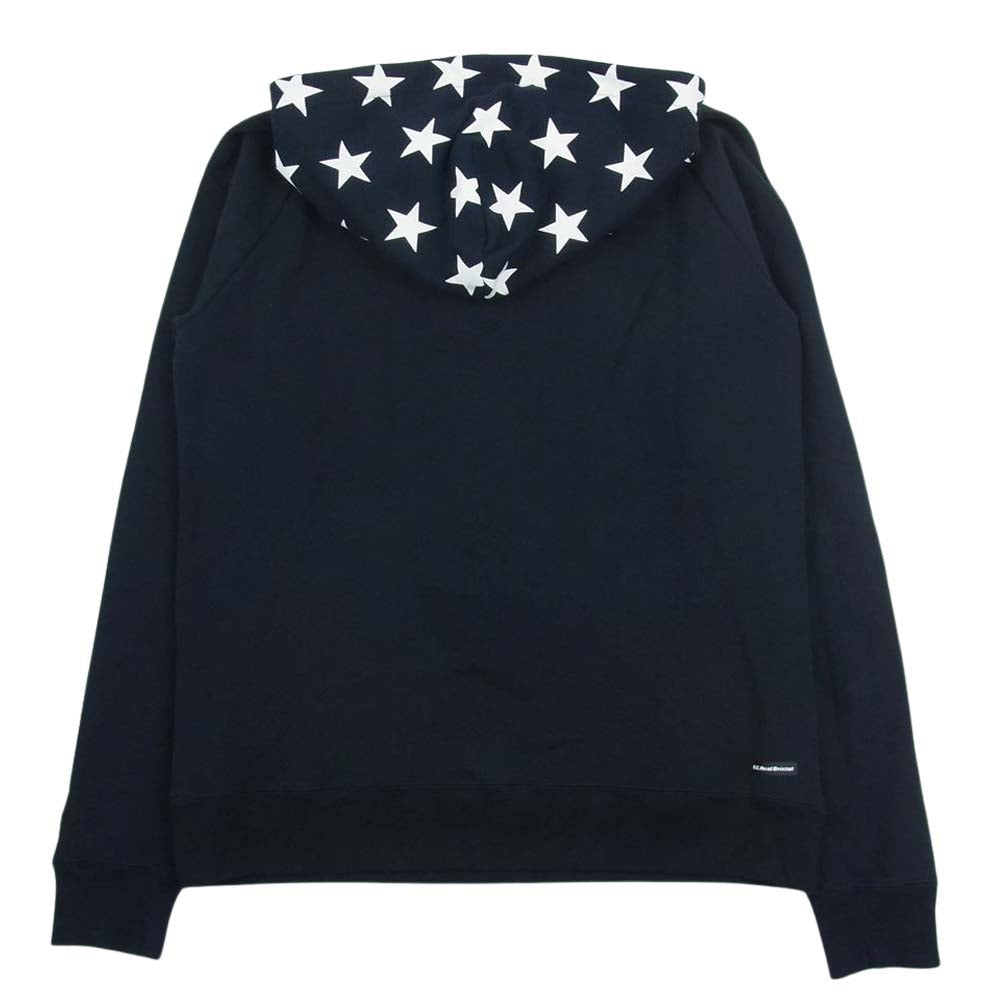 F.C.R.B. エフシーアールビー PULLOVER STAR HOODY プルオーバー スター フーディ プルオーバー パーカ ブラック系 M【中古】