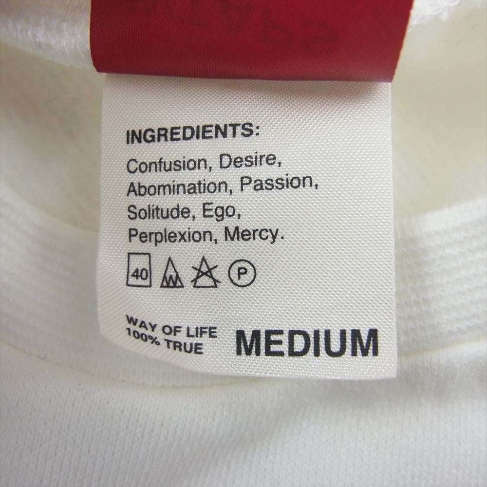 WTAPS ダブルタップス SCREEN スクリーン プリント クルーネック スウェット ホワイト系 M【中古】