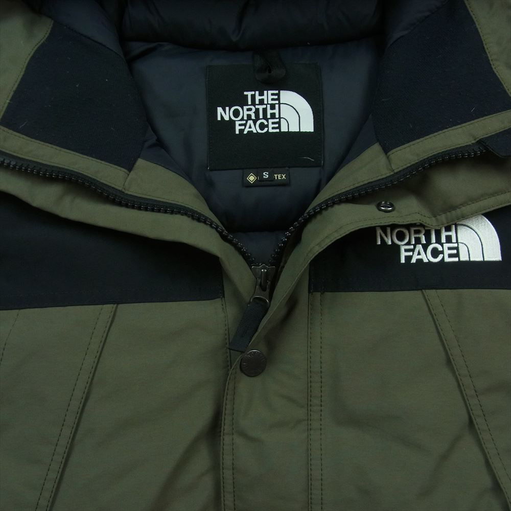 THE NORTH FACE ノースフェイス ND91930 Mountain Down Jacket マウンテン ダウン ジャケット カーキ系 ブラック系 ニュートープ NT S【中古】