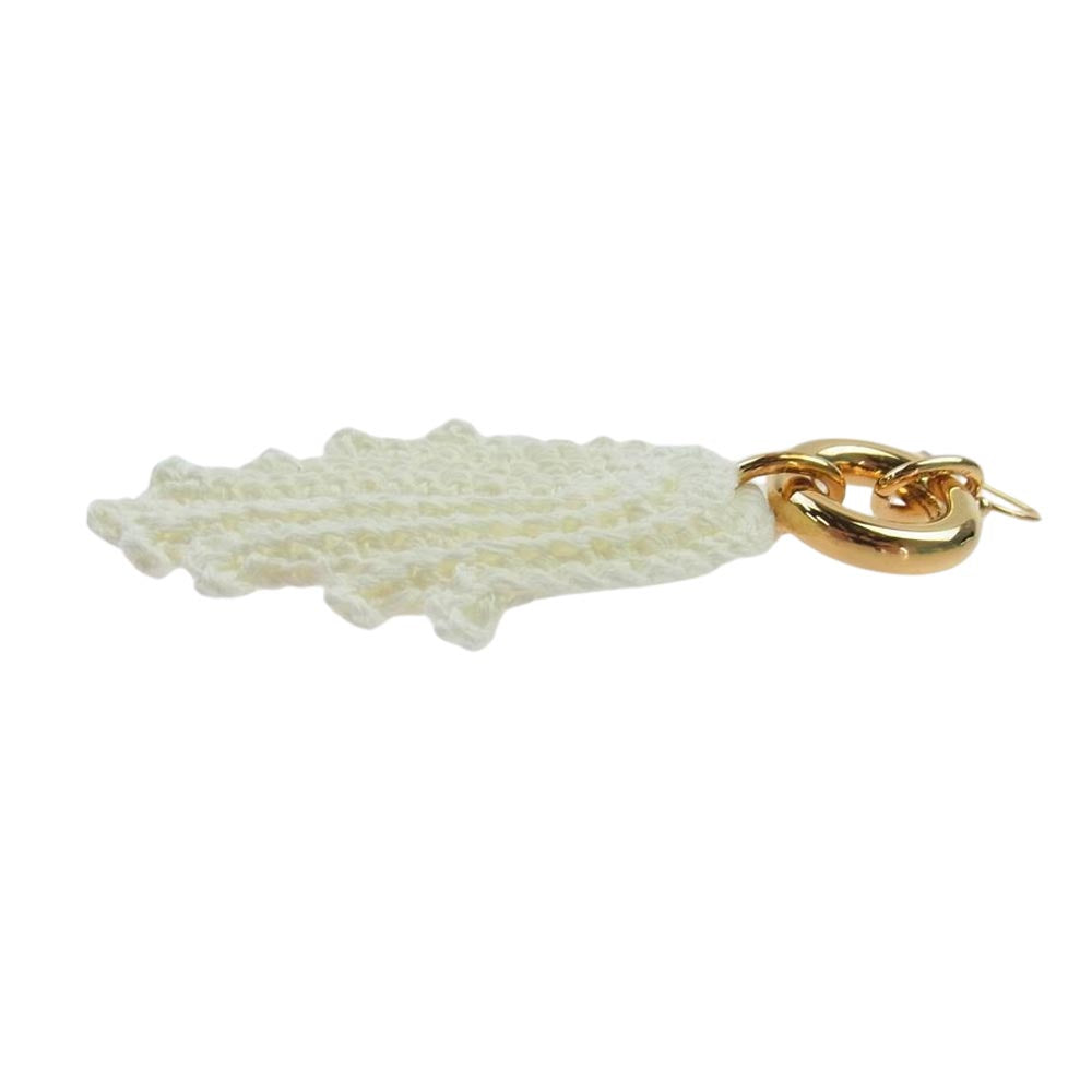 JIL SANDER ジルサンダー JSPS836112WSS78016 購入時証明書付属 4Thread ドロップ ピアス ゴールド系 オフホワイト系【中古】