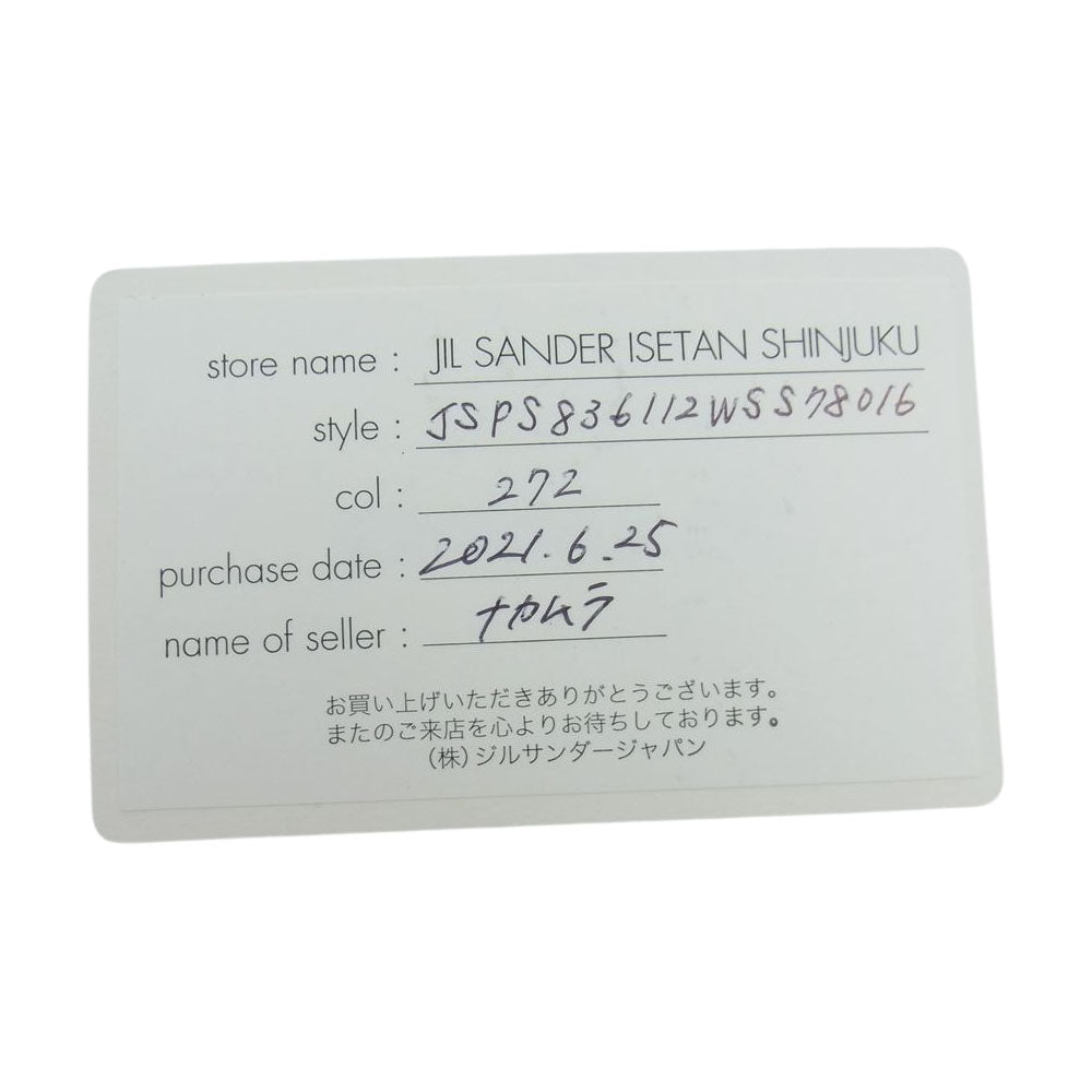 JIL SANDER ジルサンダー JSPS836112WSS78016 購入時証明書付属 4Thread ドロップ ピアス ゴールド系 オフホワイト系【中古】