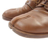 MAISON MARGIELA メゾンマルジェラ 17SS S58WQ0031 TABI タビ 足袋 レースアップ レザー シューズ ライトブラウン系 37【中古】