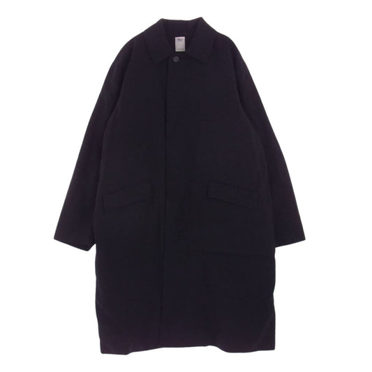 Ron Herman ロンハーマン 23SS Linen Wool Washer Coatリネン ウール ウォッシャー ステンカラーコート ブラック系 L【新古品】【未使用】【中古】