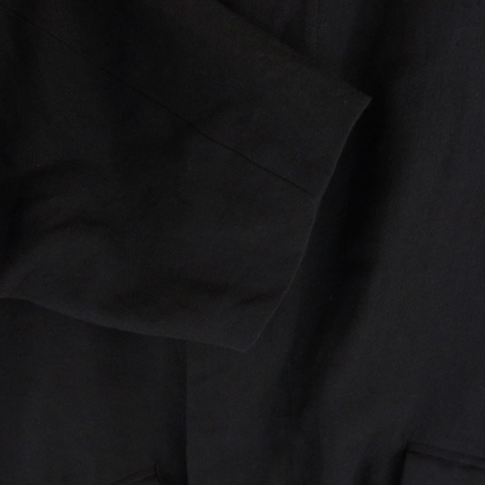 Ron Herman ロンハーマン 23SS Linen Wool Washer Coatリネン ウール ウォッシャー ステンカラーコート ブラック系 L【新古品】【未使用】【中古】