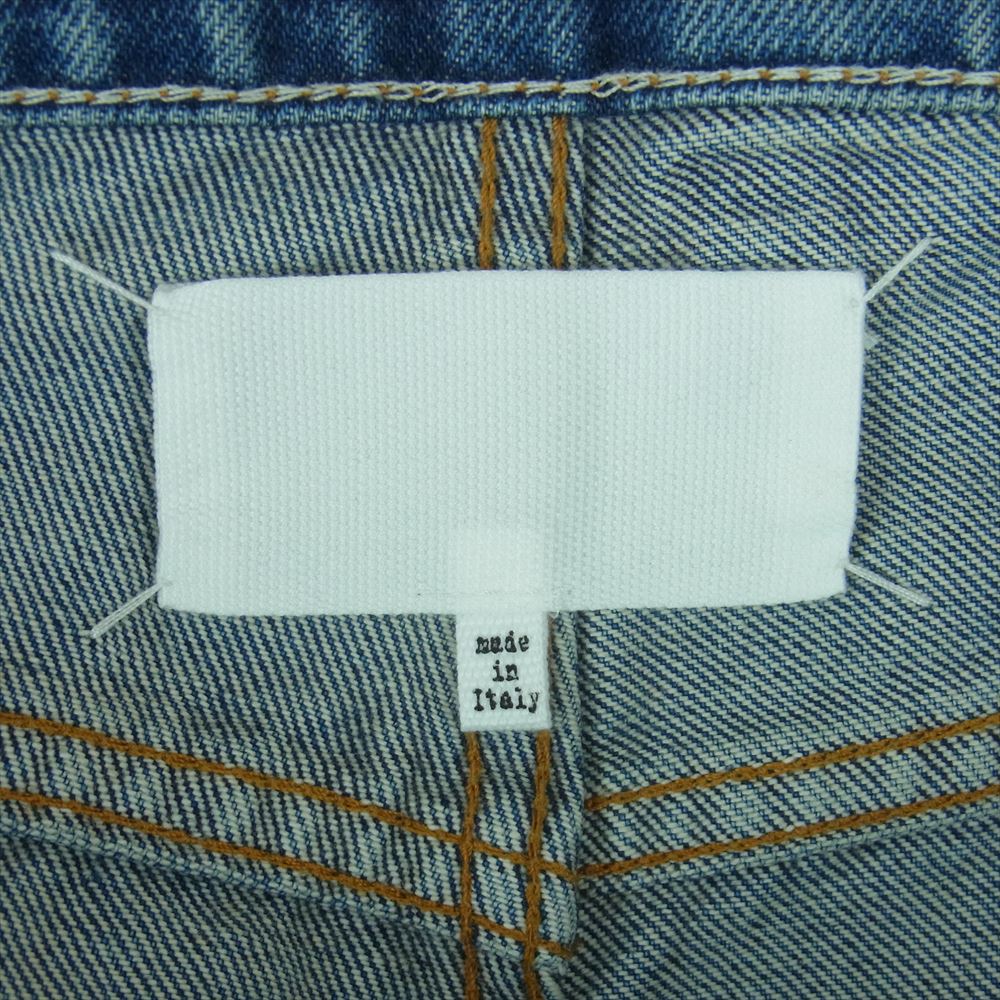 MAISON MARGIELA メゾンマルジェラ 23AW S67LA0027 5 POCKETS PANTS 5ポケット デニム パンツ ジーンズ ユーズド加工 インディゴブルー系 34【美品】【中古】