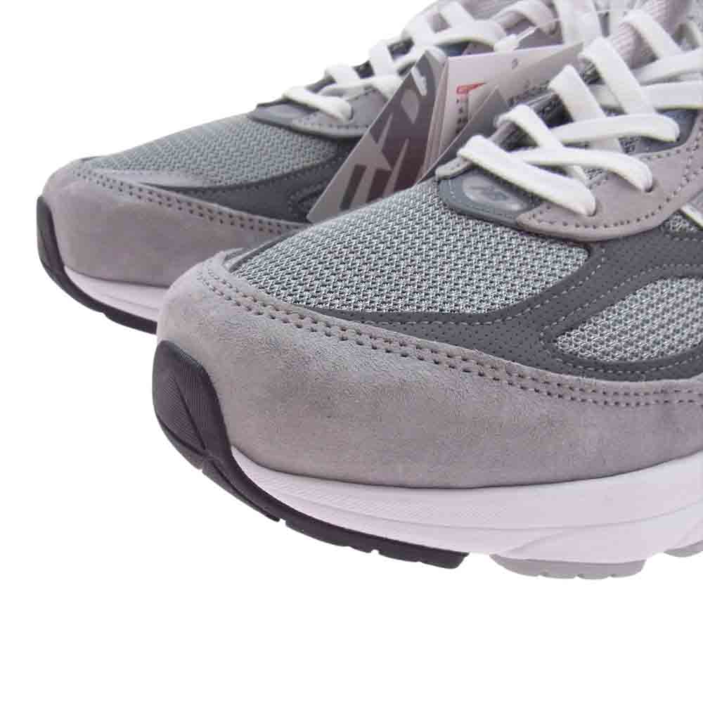 NEW BALANCE ニューバランス Made in USA 990 v6 GL6 メッシュ スエード スニーカー グレー系 27.5cm【新古品】【未使用】【中古】