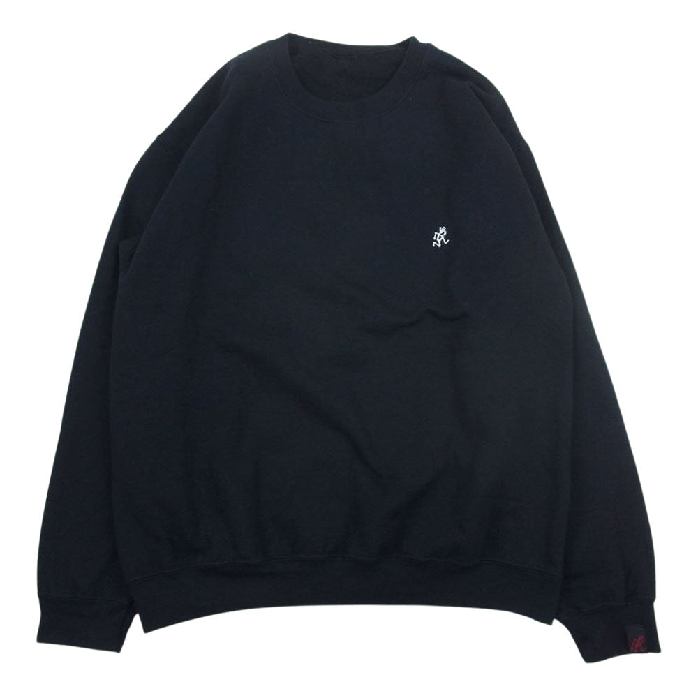 Gramicci グラミチ One Point Crew Sweat クルー スエット ブラック系 M【中古】