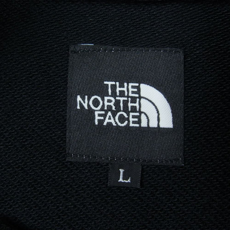 THE NORTH FACE ノースフェイス NT11954 SQUARE LOGO CREW スクエア ロゴ クルー スウェット ブラック系  L【中古】