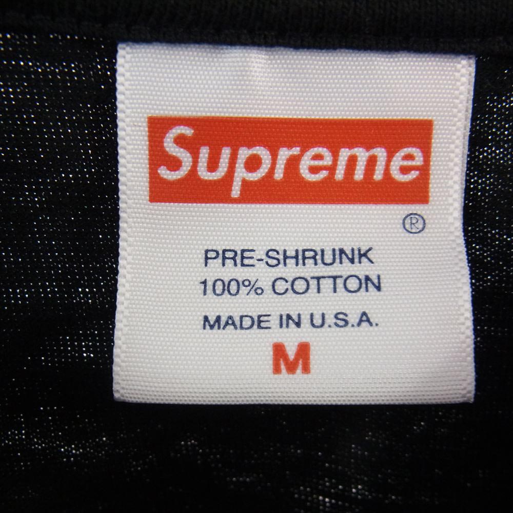 Supreme シュプリーム 17AW Arabic Logo L/S Tee アラビックロゴ ロングスリーブ Tシャツ カットソー ブラック系 M【中古】