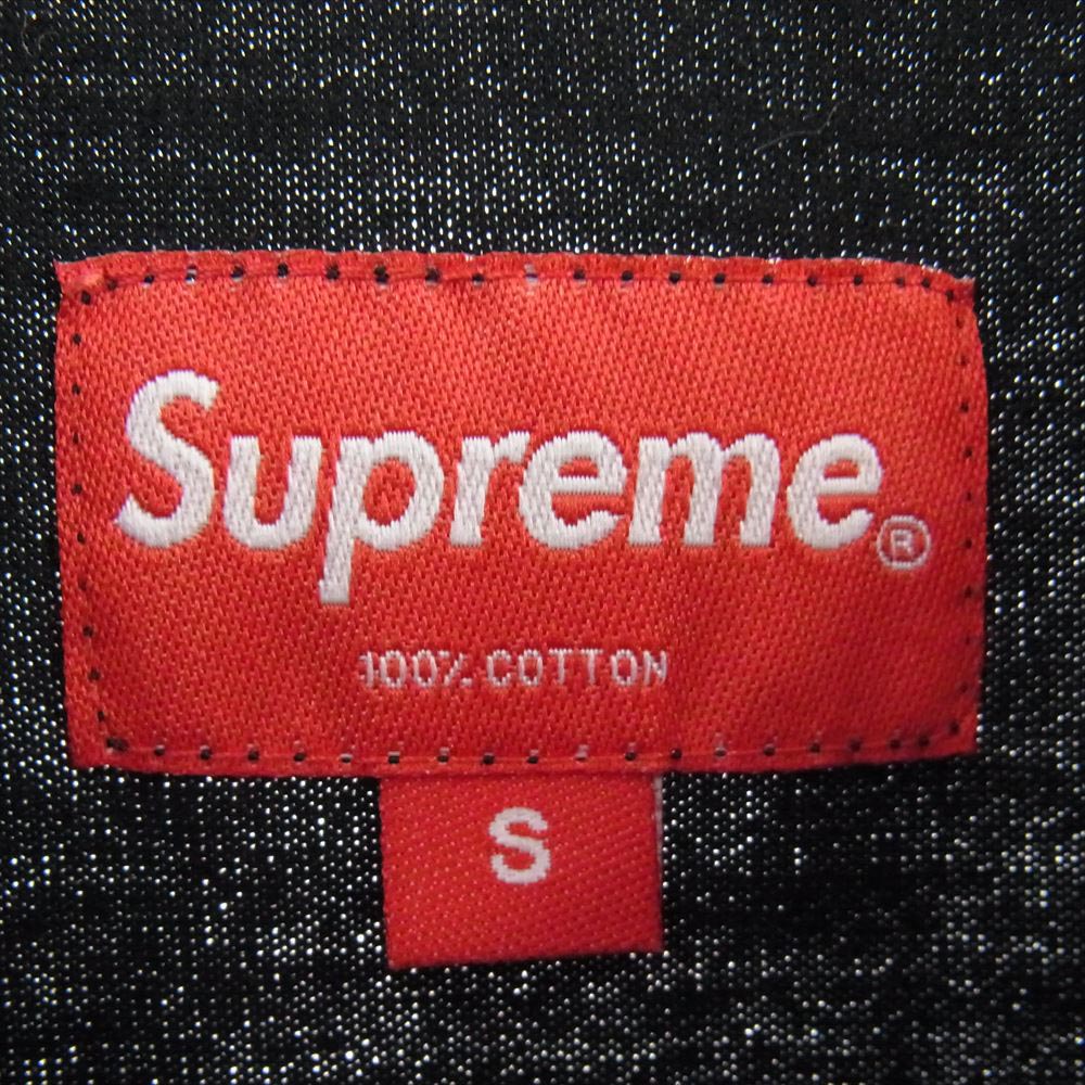 Supreme シュプリーム 17SS Truth L/S Tee 刺繍 長袖 Tシャツ カットソー ブラック系 S【中古】