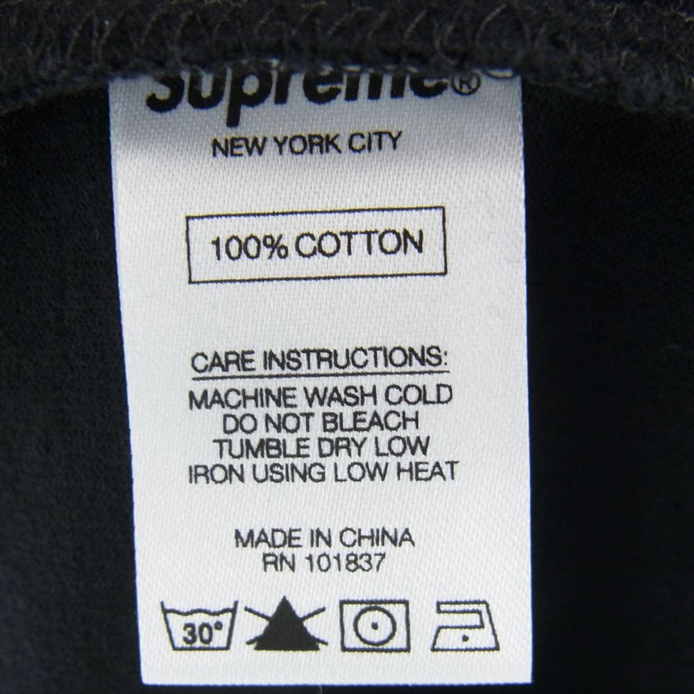 Supreme シュプリーム 17SS Truth L/S Tee 刺繍 長袖 Tシャツ カットソー ブラック系 S【中古】