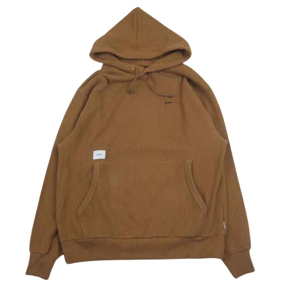 WTAPS ダブルタップス 20AW 202ATDT-CSM21 SIGN HOODED COPO フーデッド パーカー ブラウン系 2【中古】