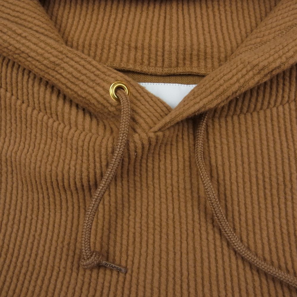 WTAPS ダブルタップス 20AW 202ATDT-CSM21 SIGN HOODED COPO フーデッド パーカー ブラウン系 2【中古】