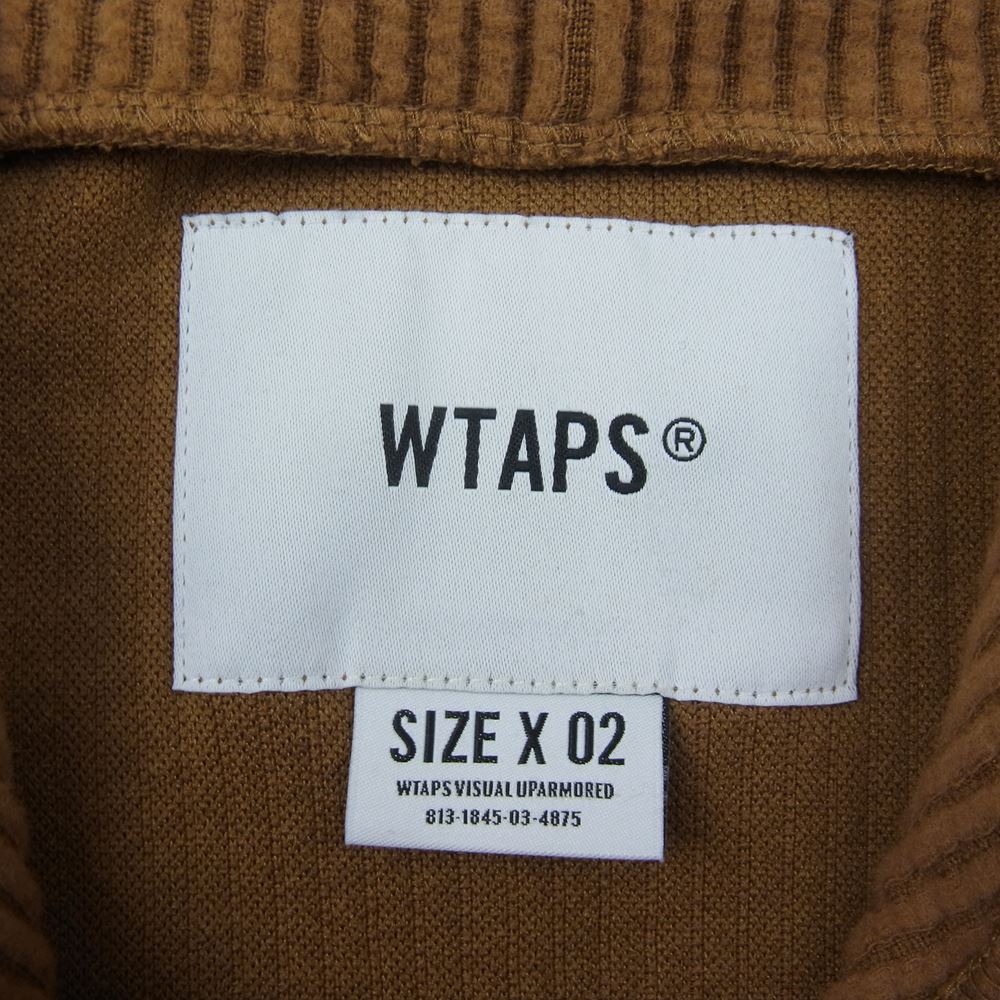 WTAPS ダブルタップス 20AW 202ATDT-CSM21 SIGN HOODED COPO フーデッド パーカー ブラウン系 2【中古】