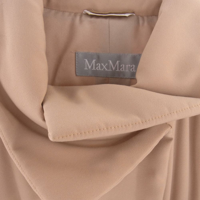 MAX MARA マックスマーラ 銀タグ イタリア製 中綿 インサレーション オーバーサイズ コート ベージュ系 38【中古】