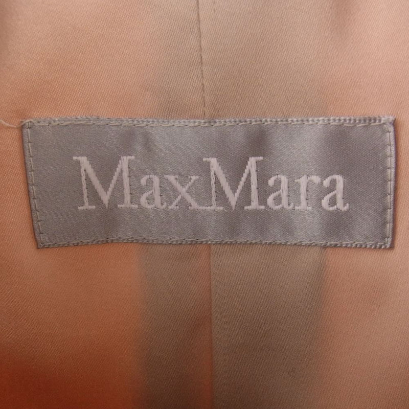 MAX MARA マックスマーラ 銀タグ イタリア製 中綿 インサレーション オーバーサイズ コート ベージュ系 38【中古】