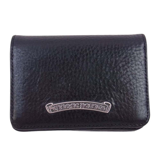 CHROME HEARTS クロムハーツ（原本有） CARD CASE 3PKT WD V1 3ポケット カード ケース 名刺入れ ブラック系【中古】