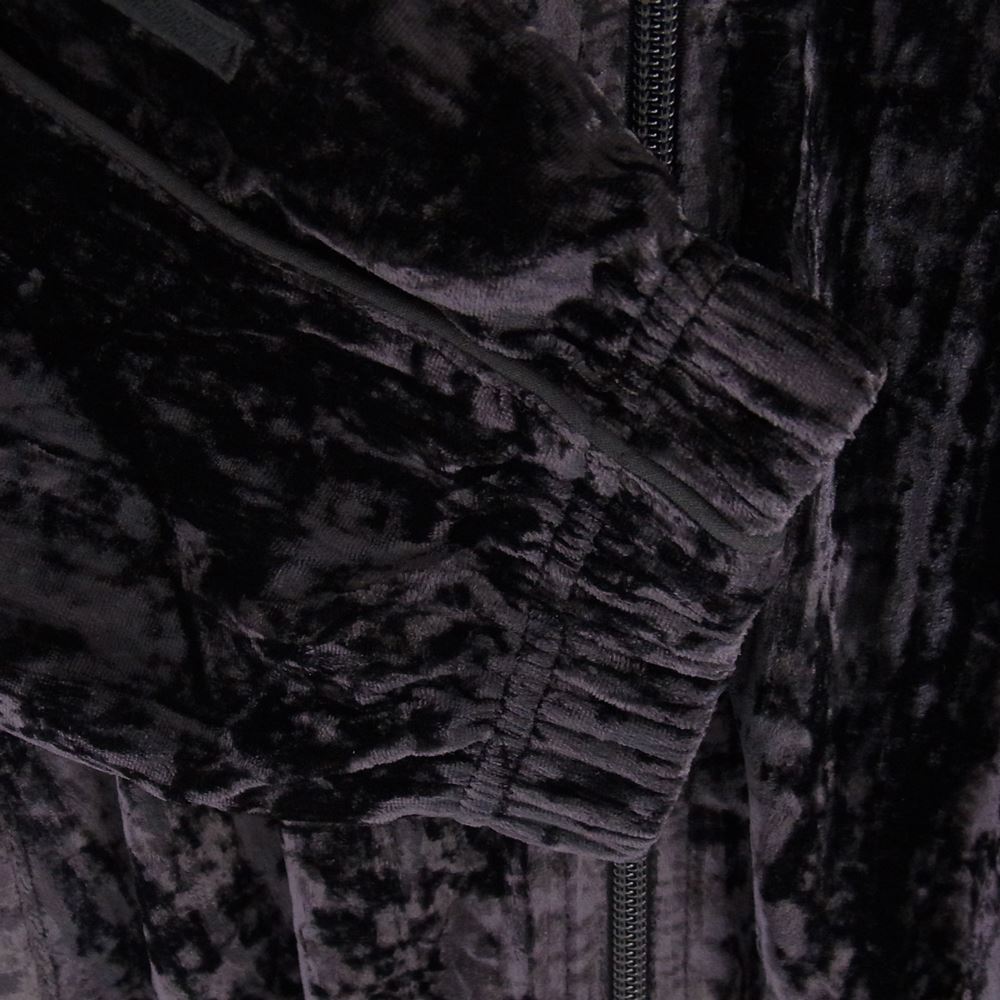 Supreme シュプリーム 23AW Crushed Velvet Track Jacket クラッシュド ベルベット トラック ジャケット ブラック系 M【新古品】【未使用】【中古】