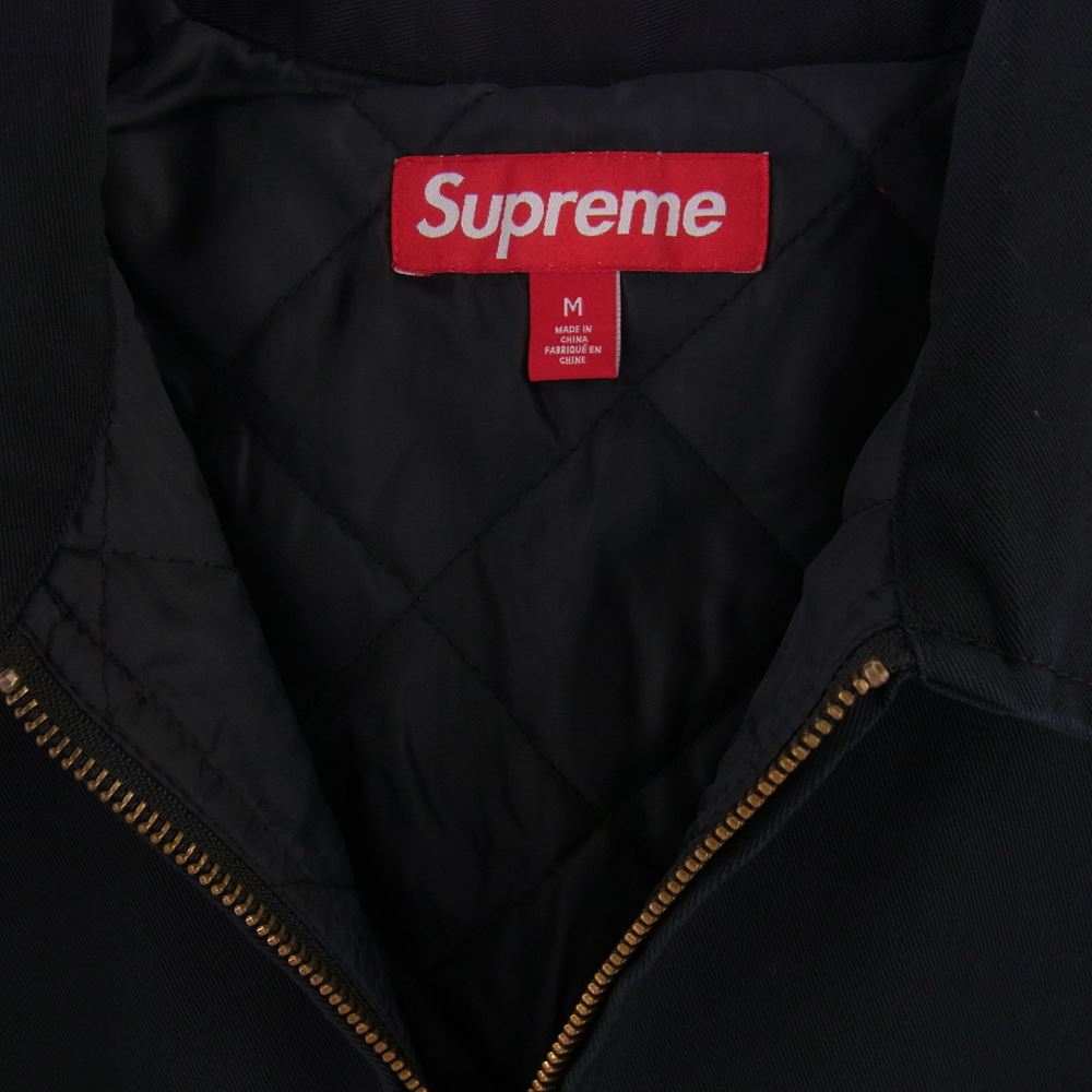 Supreme シュプリーム 23AW H.R. Giger Embroidered Work Jacket ワーク ジャケット ブラック系 M【新古品】【未使用】【中古】