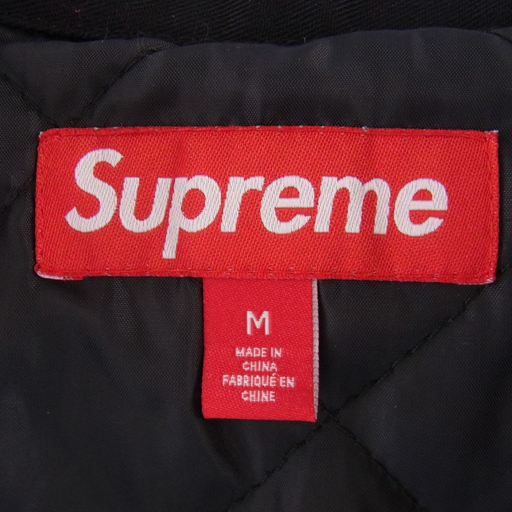 Supreme シュプリーム 23AW H.R. Giger Embroidered Work Jacket ワーク ジャケット ブラック系 M【新古品】【未使用】【中古】