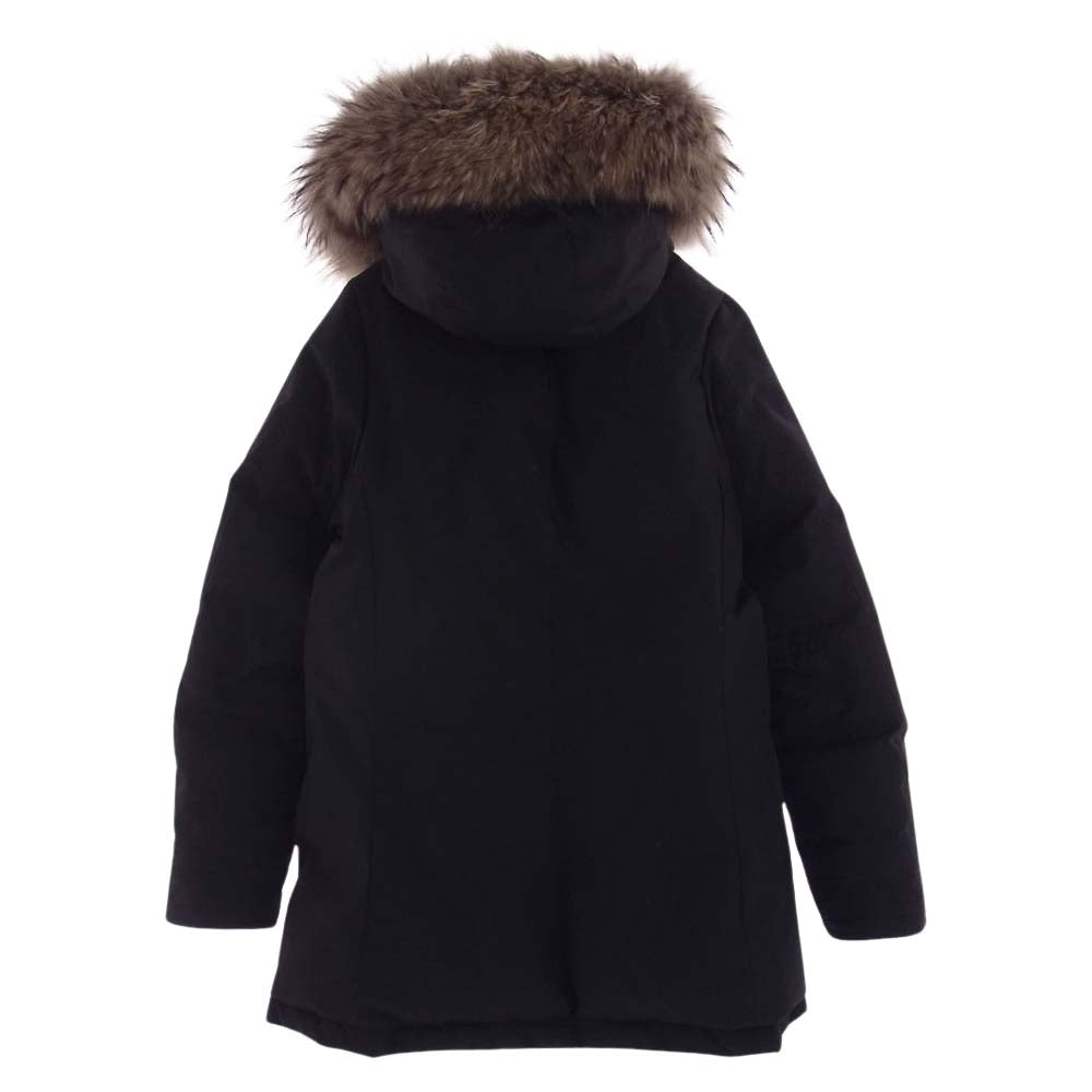 Pyrenex ピレネックス HWK041 BORDEAUX ボルドー ファー付き ダウン ジャケット ブラック系 JP38/FR36【中古】