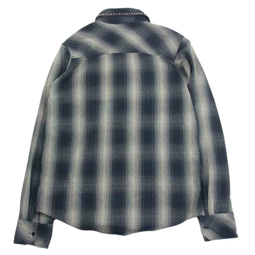 ザックバルガス スタッズ 長袖 シャツ グレー系 L【中古】