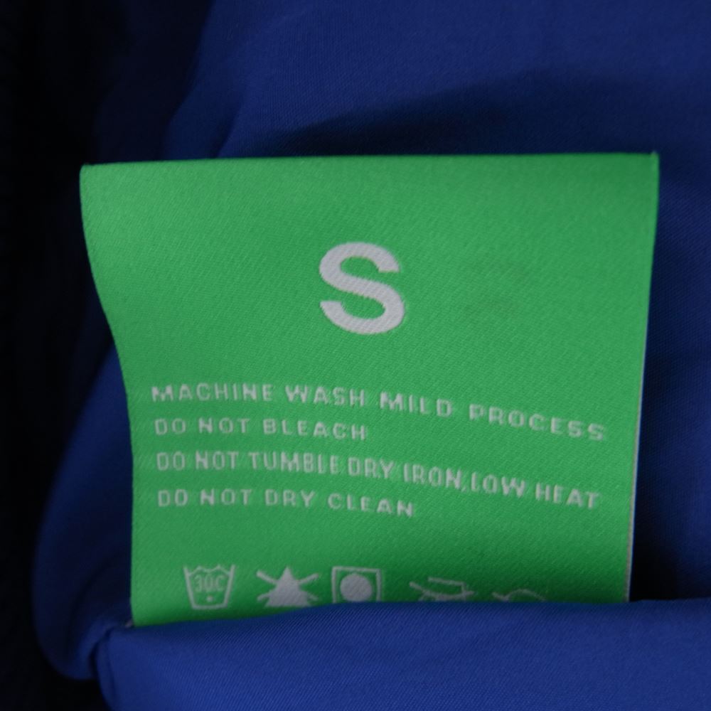 ドンケア Casino Jacke カジノ スタジャン 袖レザー ジャケット ブルー系 S【中古】