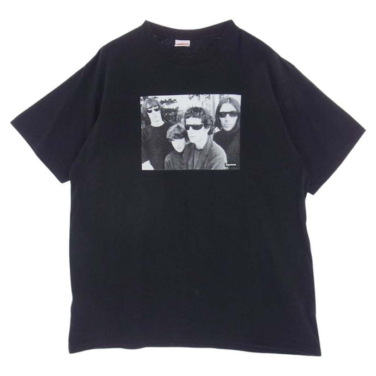 Supreme シュプリーム 19AW × Velvet underground ヴェルヴェットアンダーグラウンド プリント Tシャツ ブラック系 L【中古】