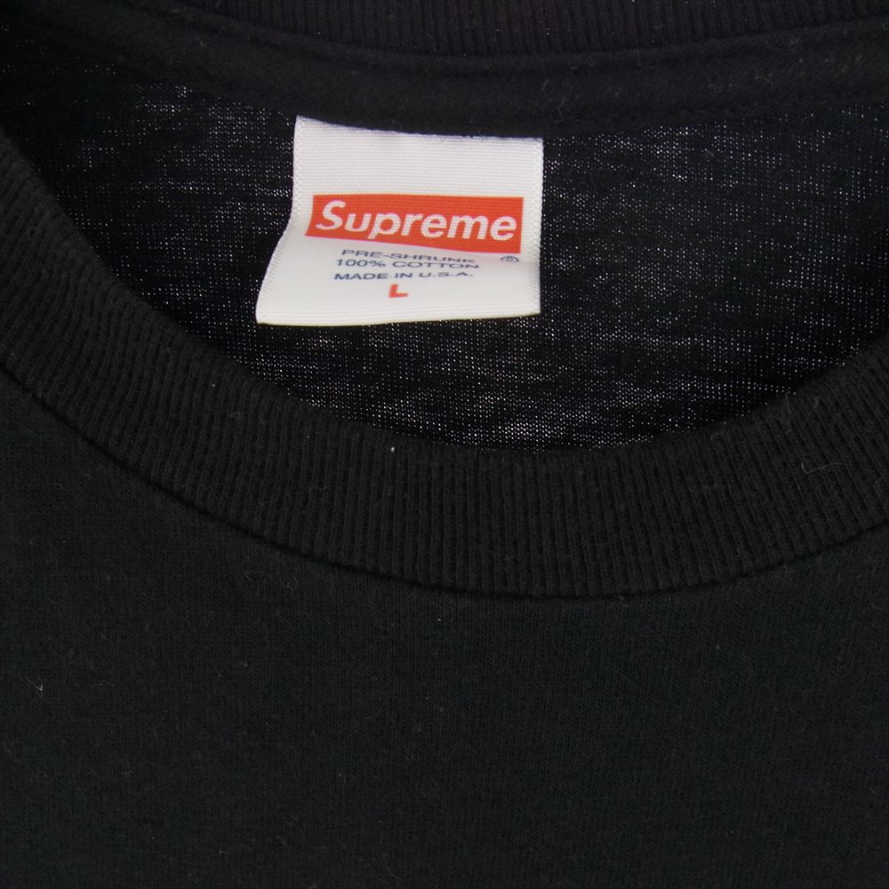 Supreme シュプリーム 19AW × Velvet underground ヴェルヴェットアンダーグラウンド プリント Tシャツ ブラック系 L【中古】