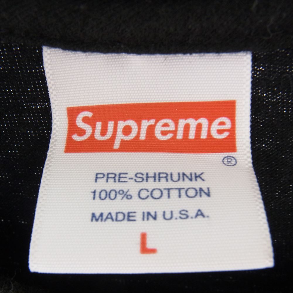 Supreme シュプリーム 19AW × Velvet underground ヴェルヴェットアンダーグラウンド プリント Tシャツ ブラック系 L【中古】