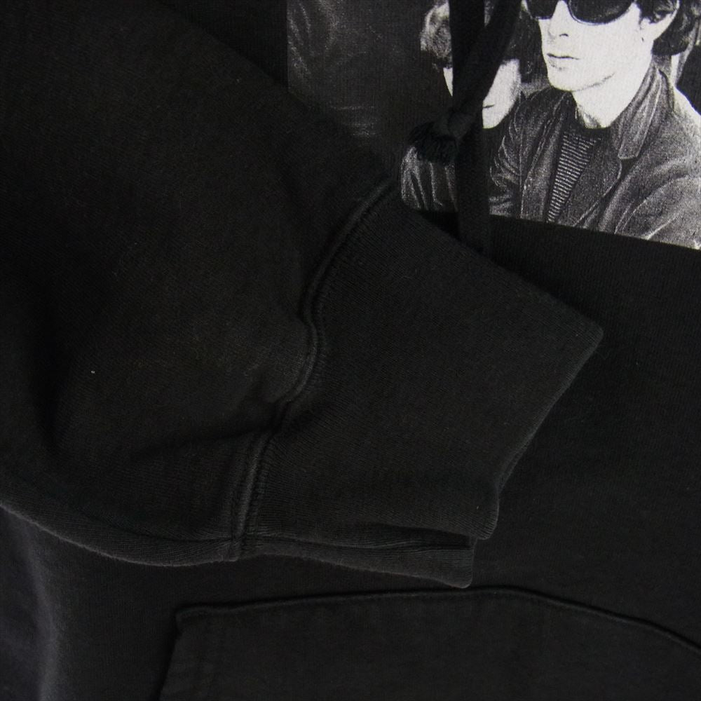 Supreme シュプリーム 19AW × Velvet underground ヴェルヴェットアンダーグラウンド hooded sweatshirt フーデッド スウェットシャツ パーカー ブラック系【中古】