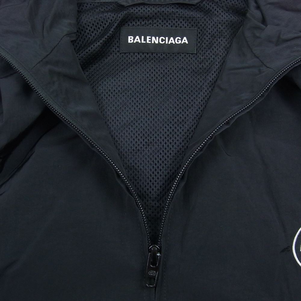 BALENCIAGA バレンシアガ 20SS 622002-TI050 Credit Card Logo Windbreaker クレジットカード ロゴ ウィンドブレーカー ジャケット ブラック系 46【中古】