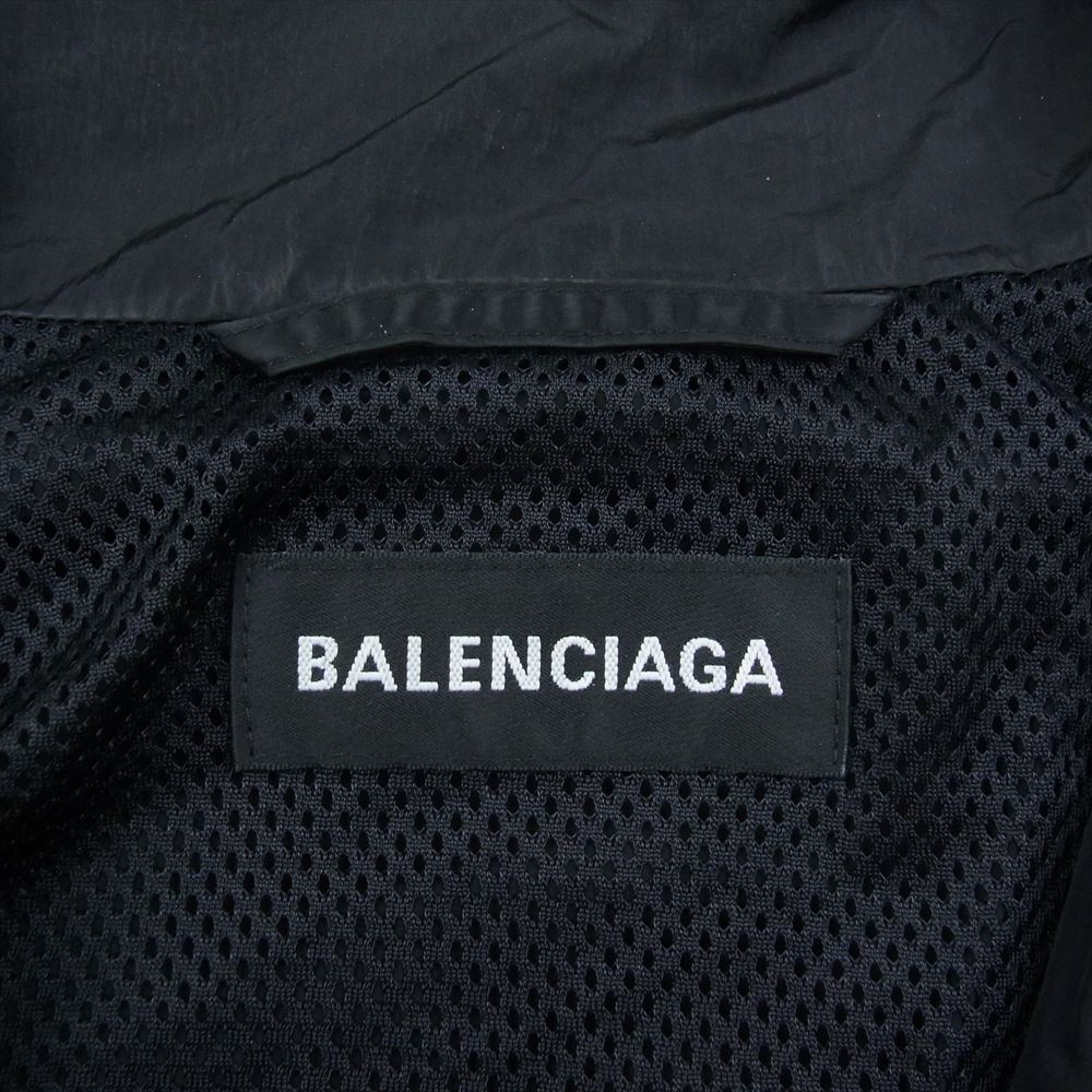 BALENCIAGA バレンシアガ 20SS 622002-TI050 Credit Card Logo Windbreaker クレジットカード ロゴ ウィンドブレーカー ジャケット ブラック系 46【中古】
