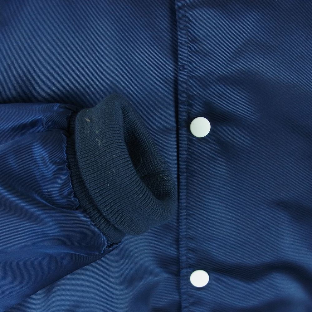 Ron Herman ロンハーマン champion チャンピオン ナイロン サテン ジャケット スタジャン 中国製 ネイビー系 M【中古】