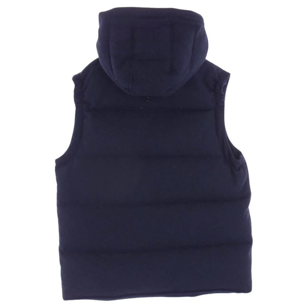 SOPHNET. ソフネット 17AW SOPH-145047 HOODED DOWN BEST フード付き ダウン ベスト ネイビー系 L【中古】